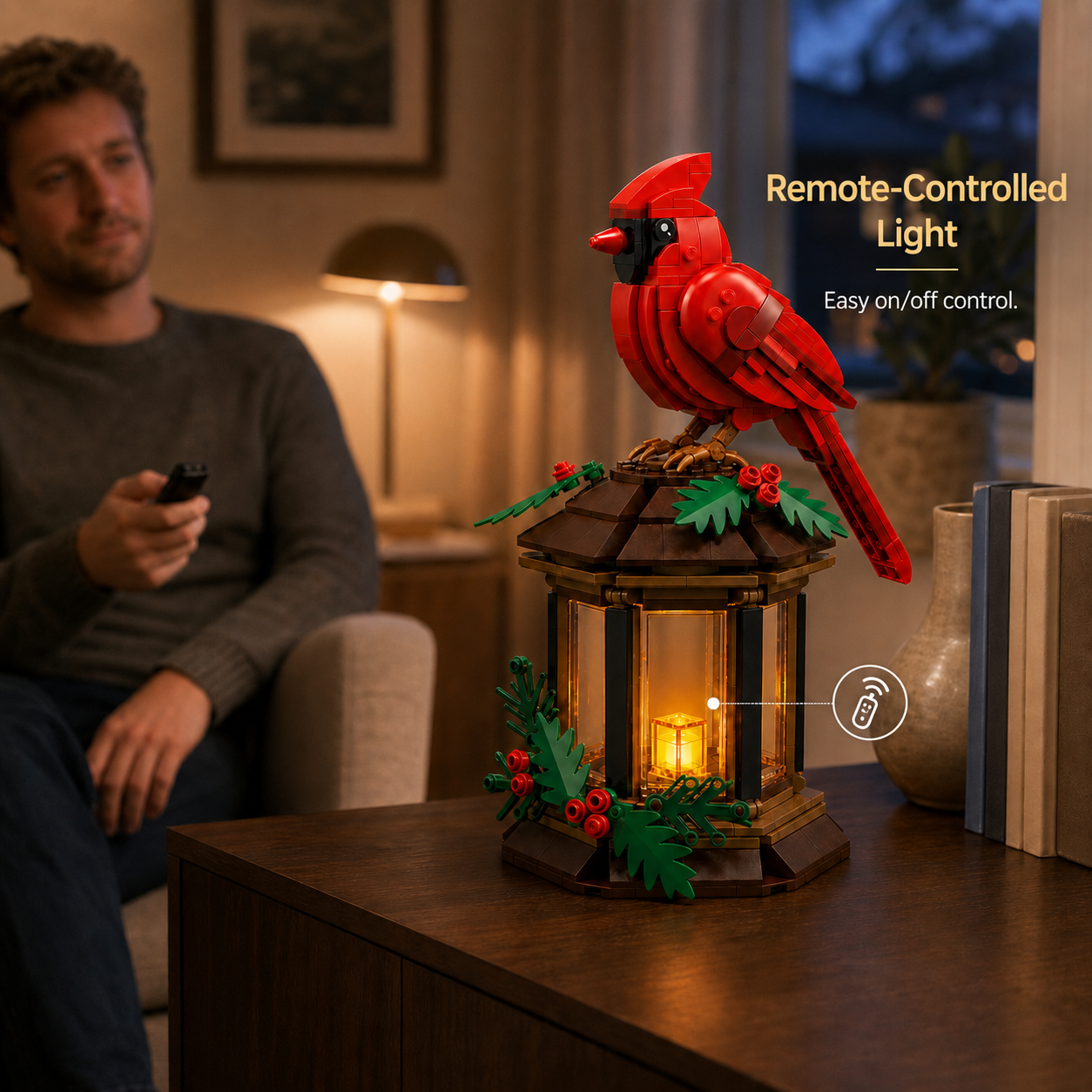 Cardinal’s Eternal Glow Lantern Building Block Set