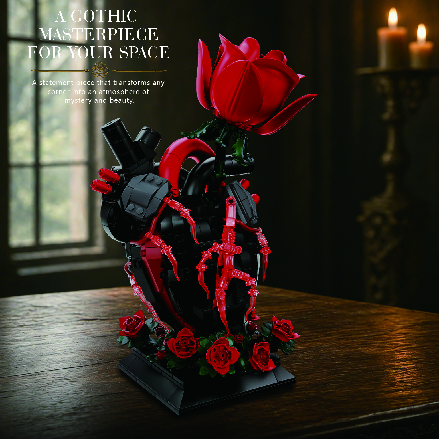 🌹🖤Midnight Rose – Gothic 2026 Limited Edition Brick Set