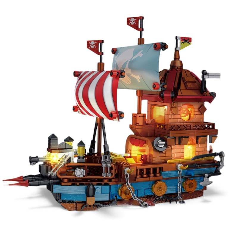 Pirate Series Pirate Ship Building Block