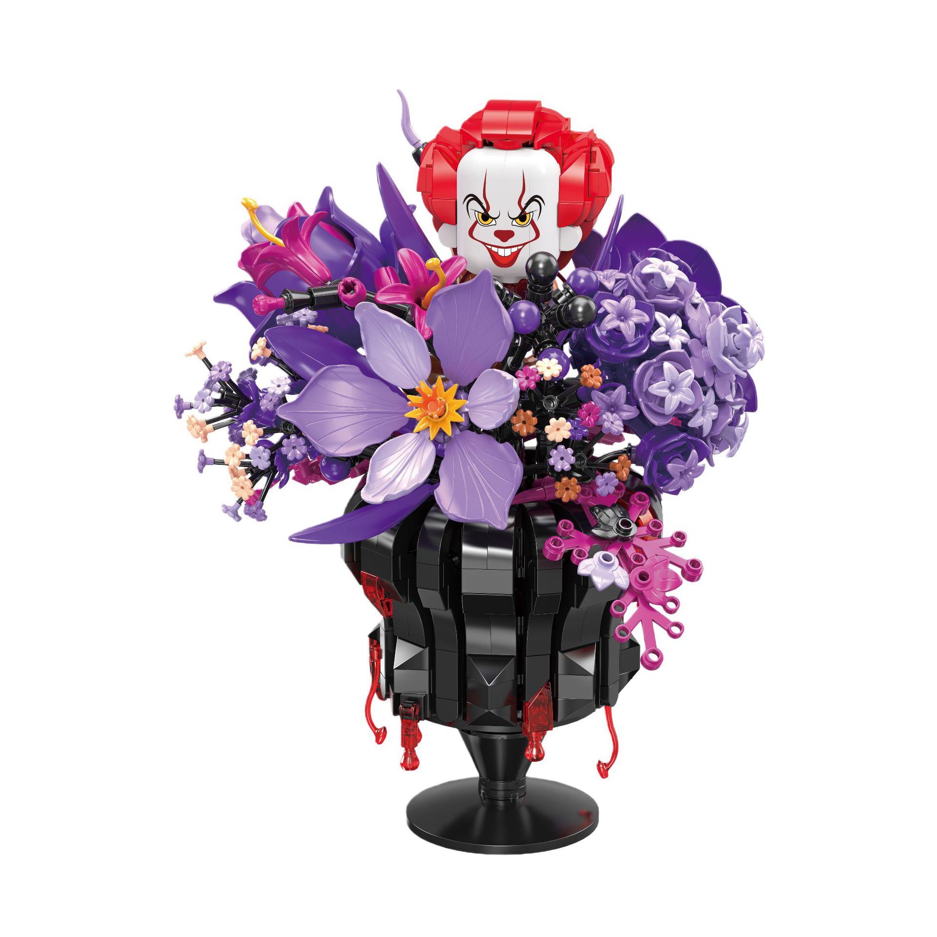 Nightmare Clown Gothic Bouquet Brick Set 