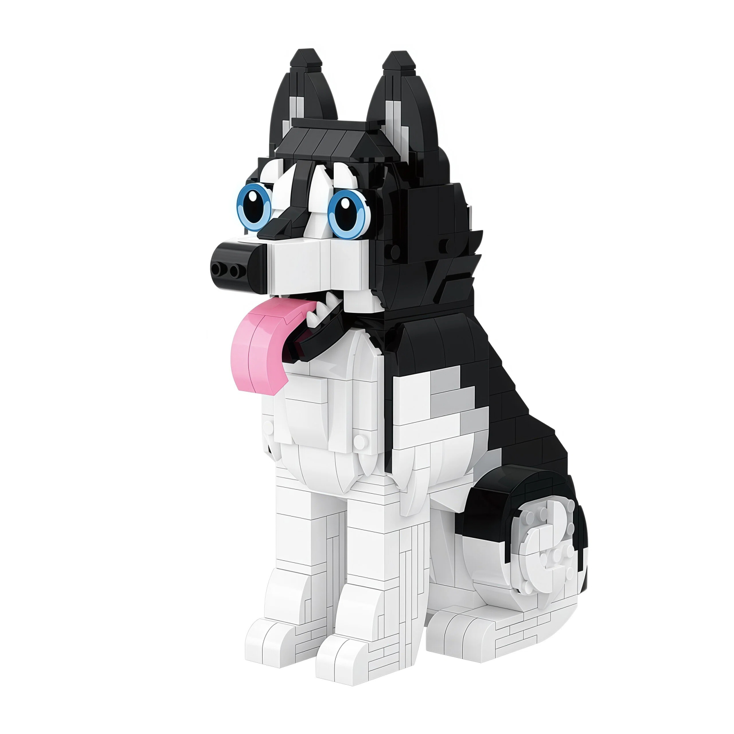 Mischievous Husky Brick Set