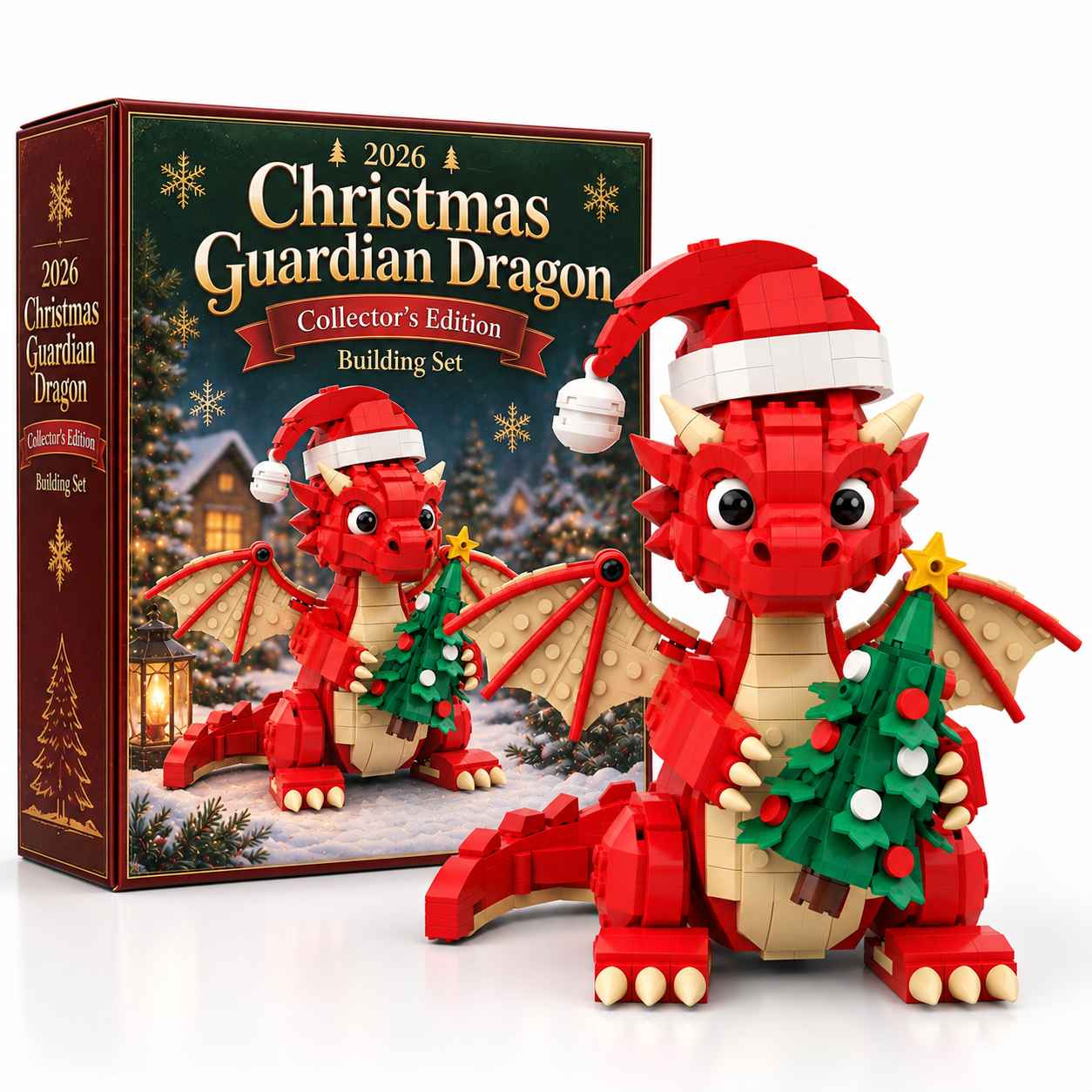 2026 Christmas Guardian Dragon Collector’s Edition Building Set