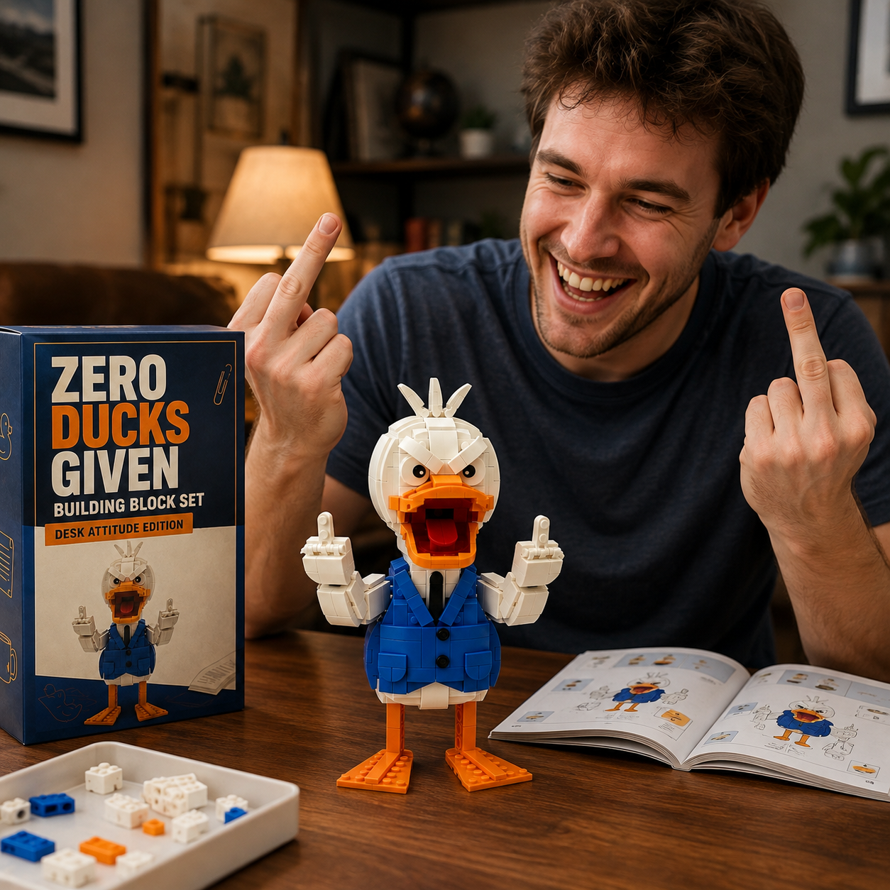 Zero Ducks Given Building Block Set