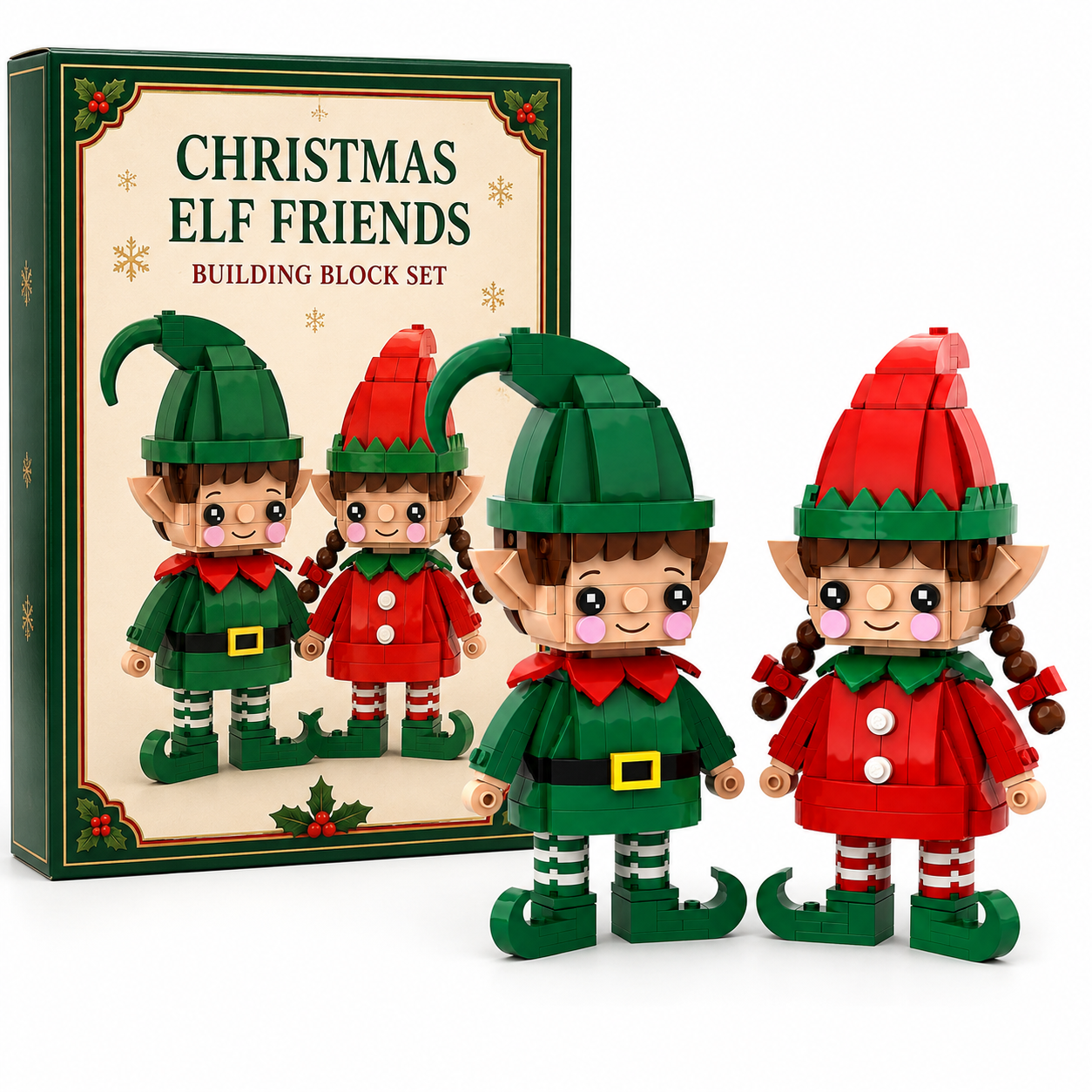 Christmas Elf Friends Building Block Set🎄