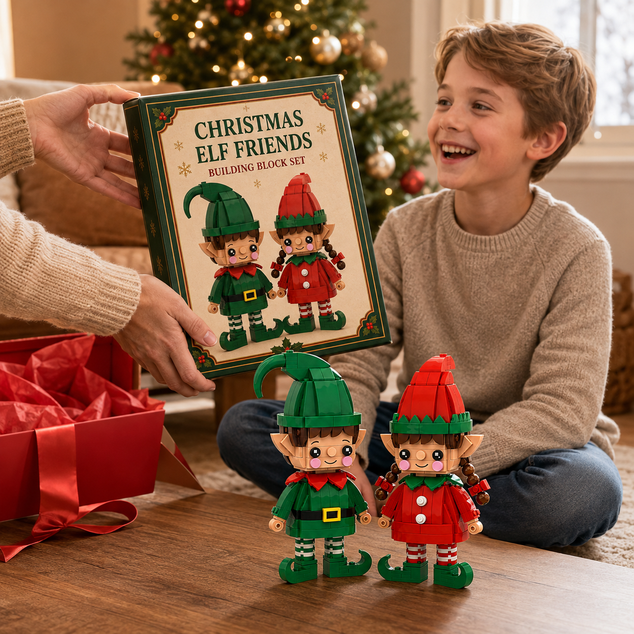 Christmas Elf Friends Building Block Set🎄