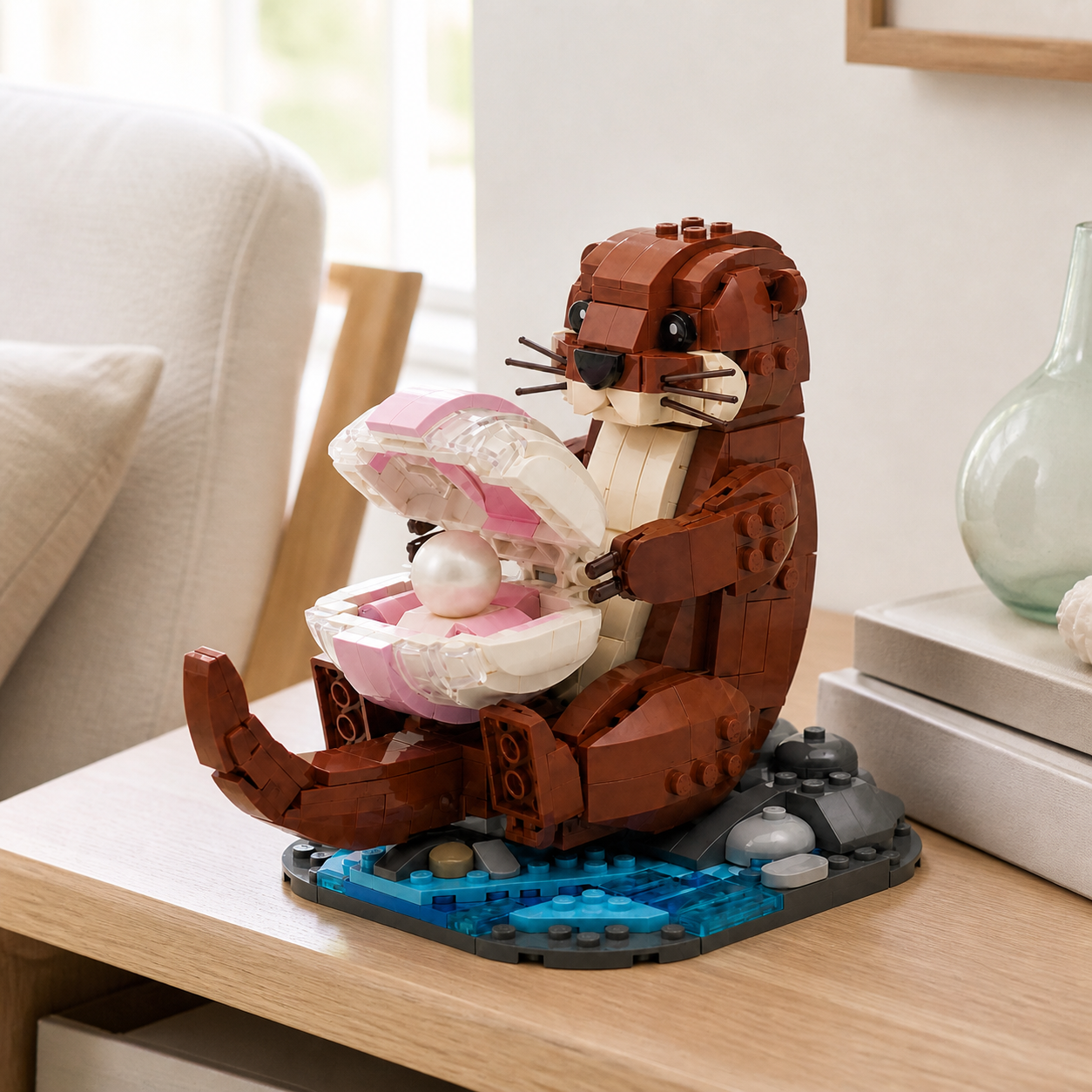Pearl Treasure Otter Building Block Set