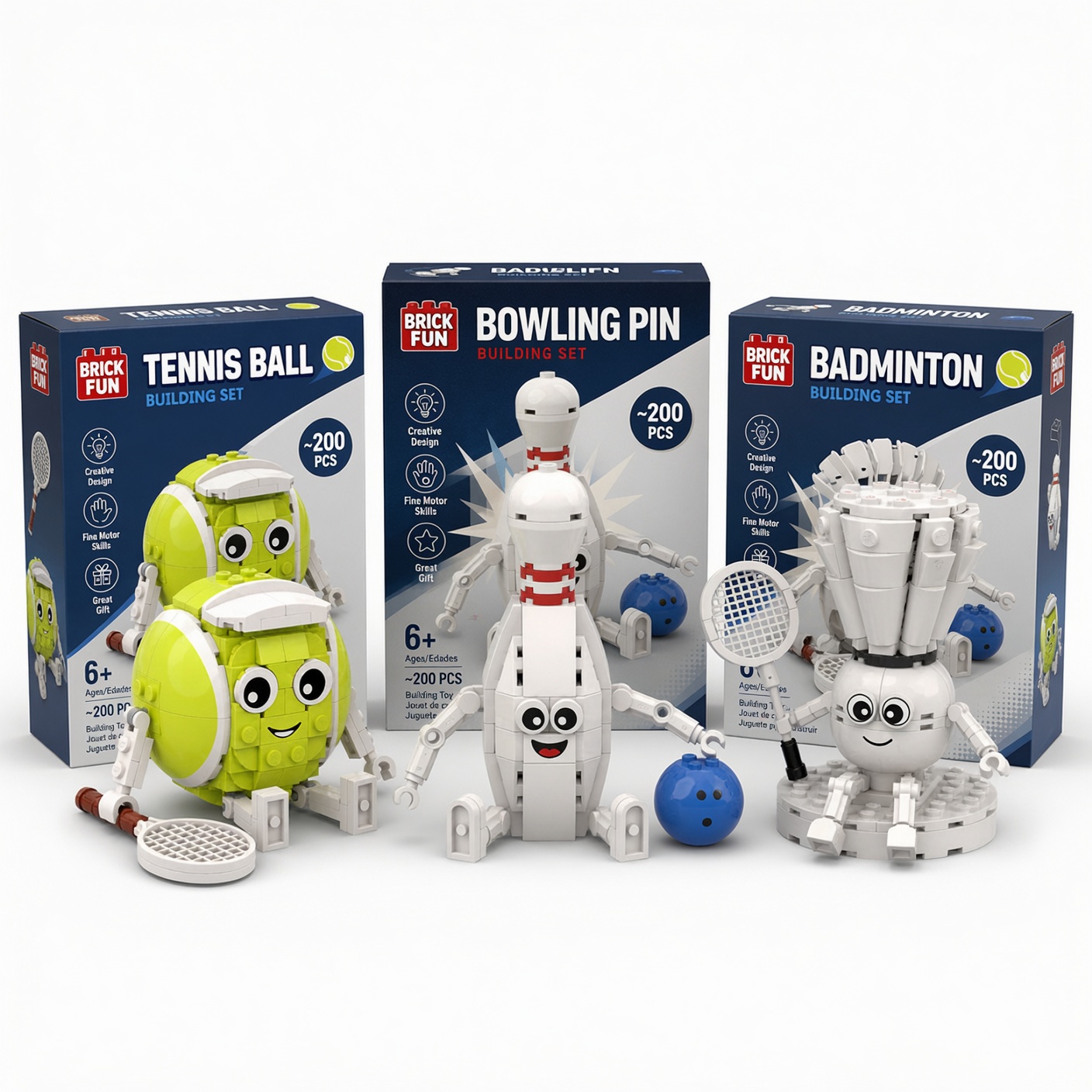 Sports Buddies Collection – Building Block Series
