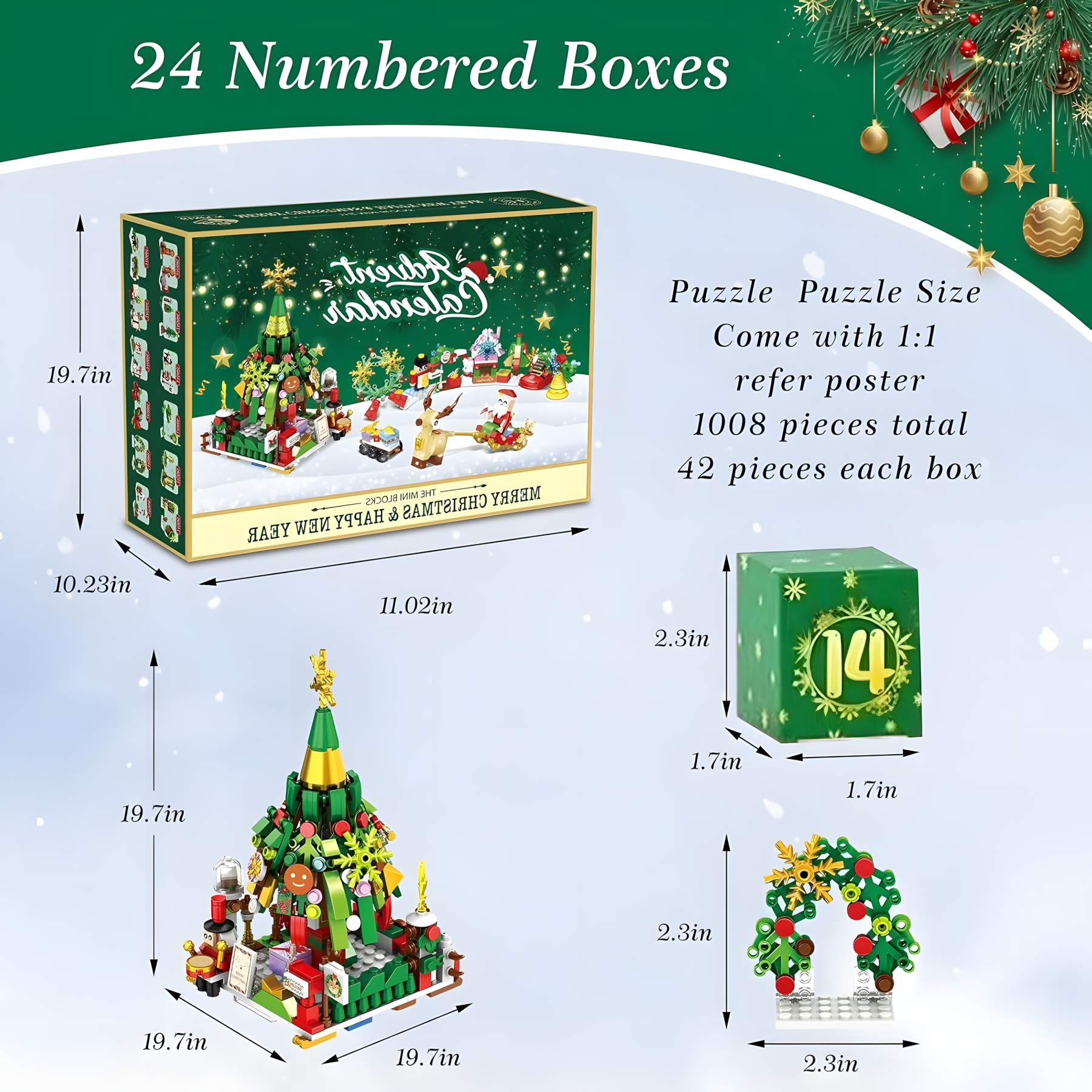 Yoursbrick™ Christmas Advent Calendar