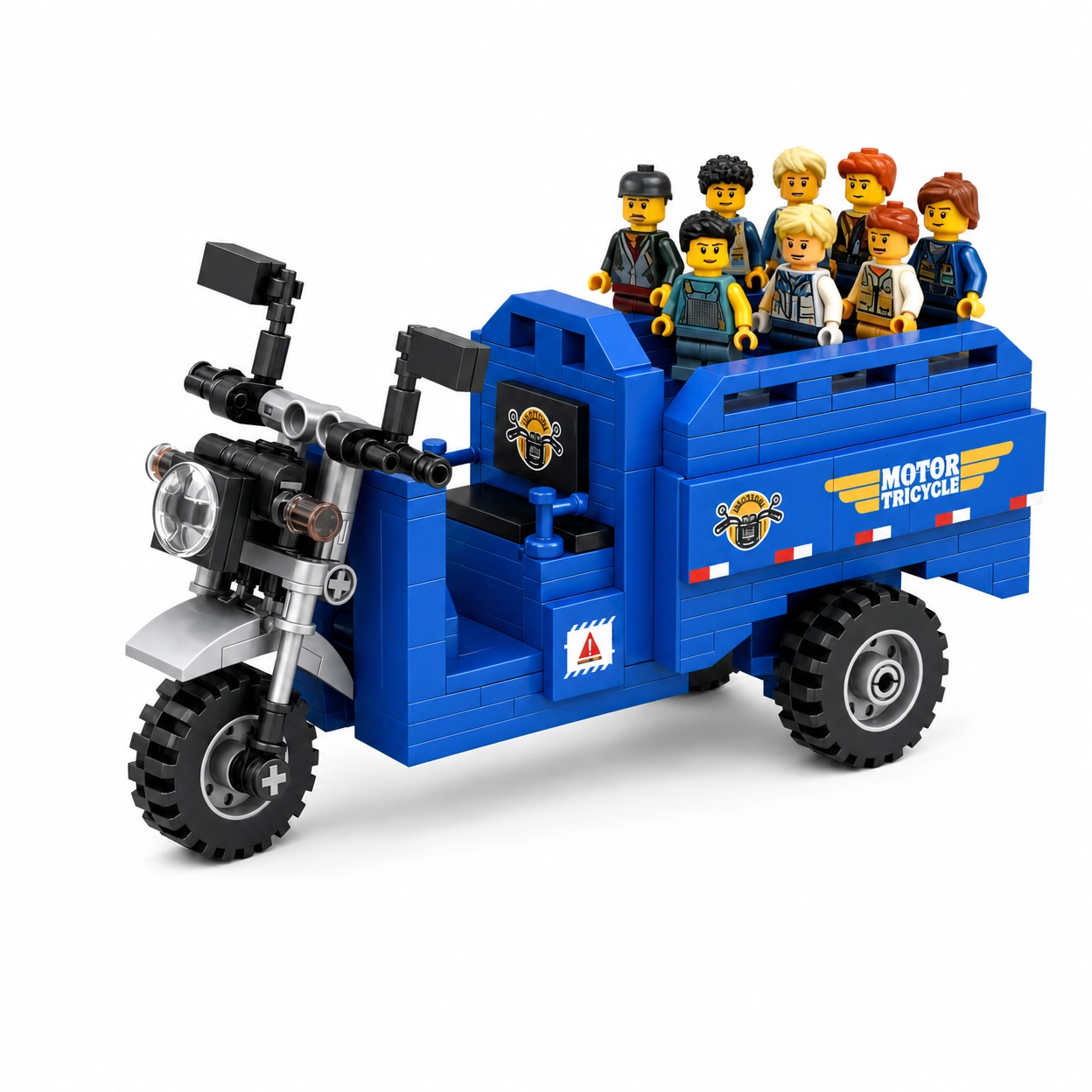 Urban Memories · Retro Blue Motor Cargo Tricycle