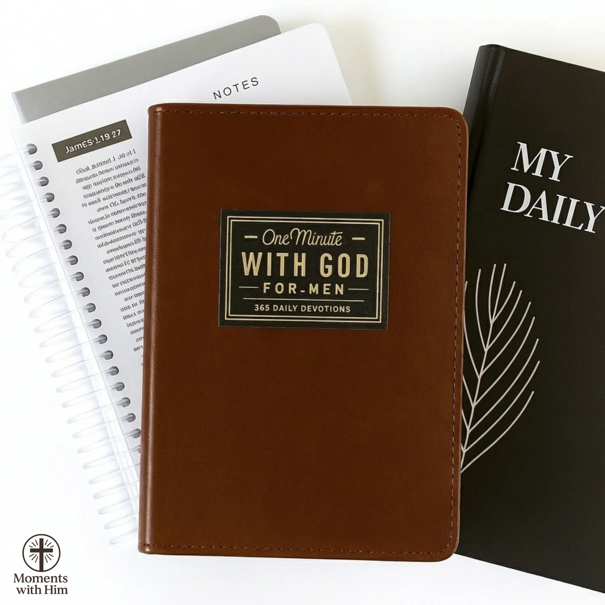 One Minute With God: 365-Day Daily Prayer Book for Men