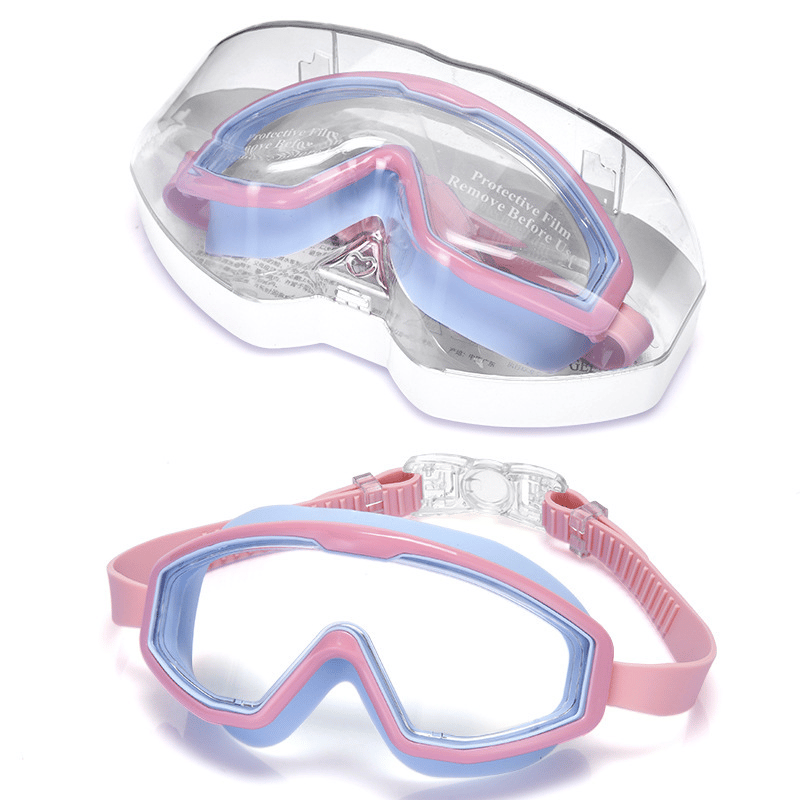 🏊‍♂️🔥Kids Swim Goggles for 3-15 UV Protection Anti-Fog High Definition Waterproof Adjustable Goggles