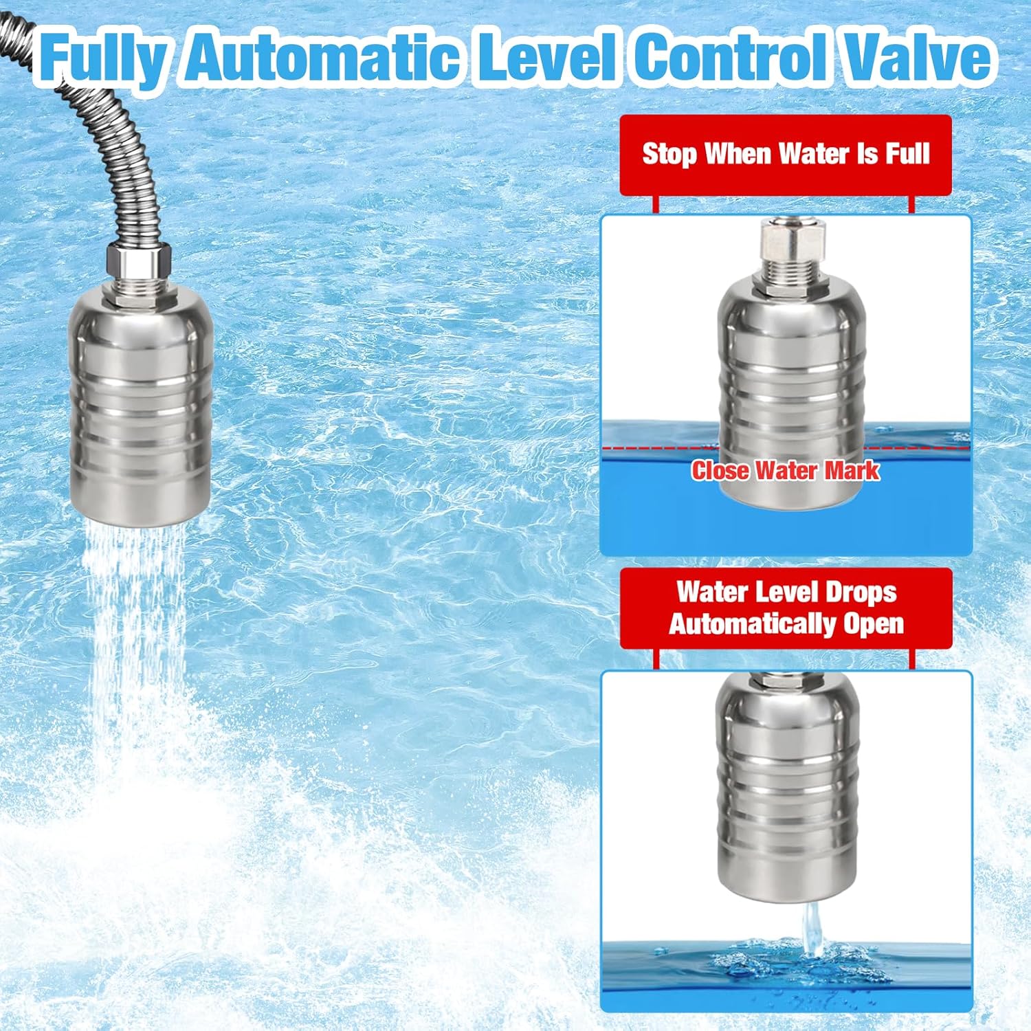 Water Level Automatic Control Float Valve