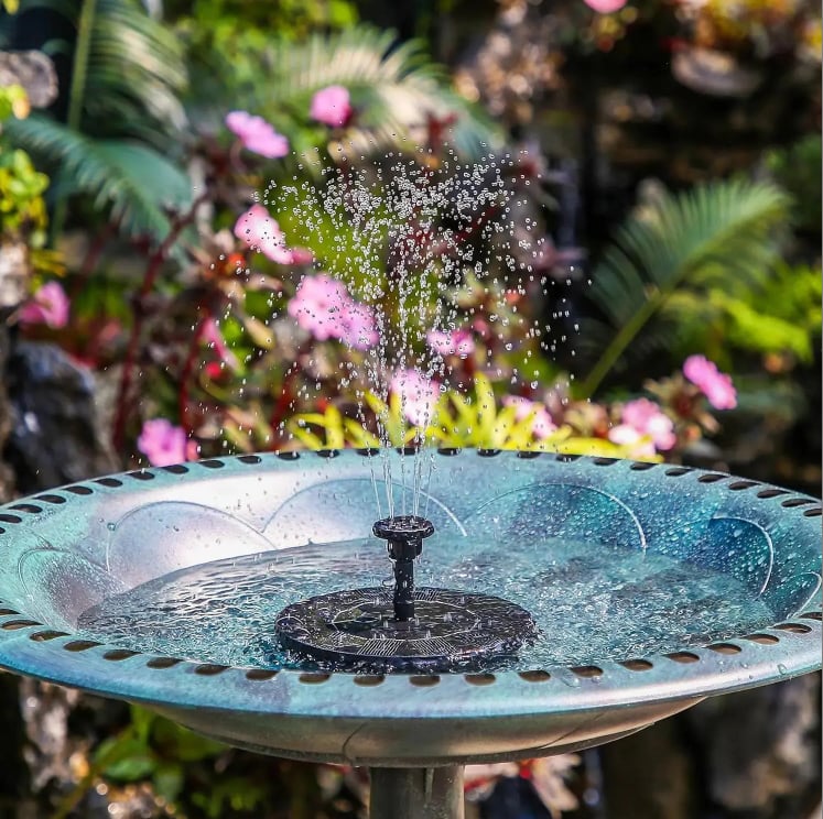 ⚡Hot Sales 49% OFF🔥Solar Bath Fountain with 6 Nozzle