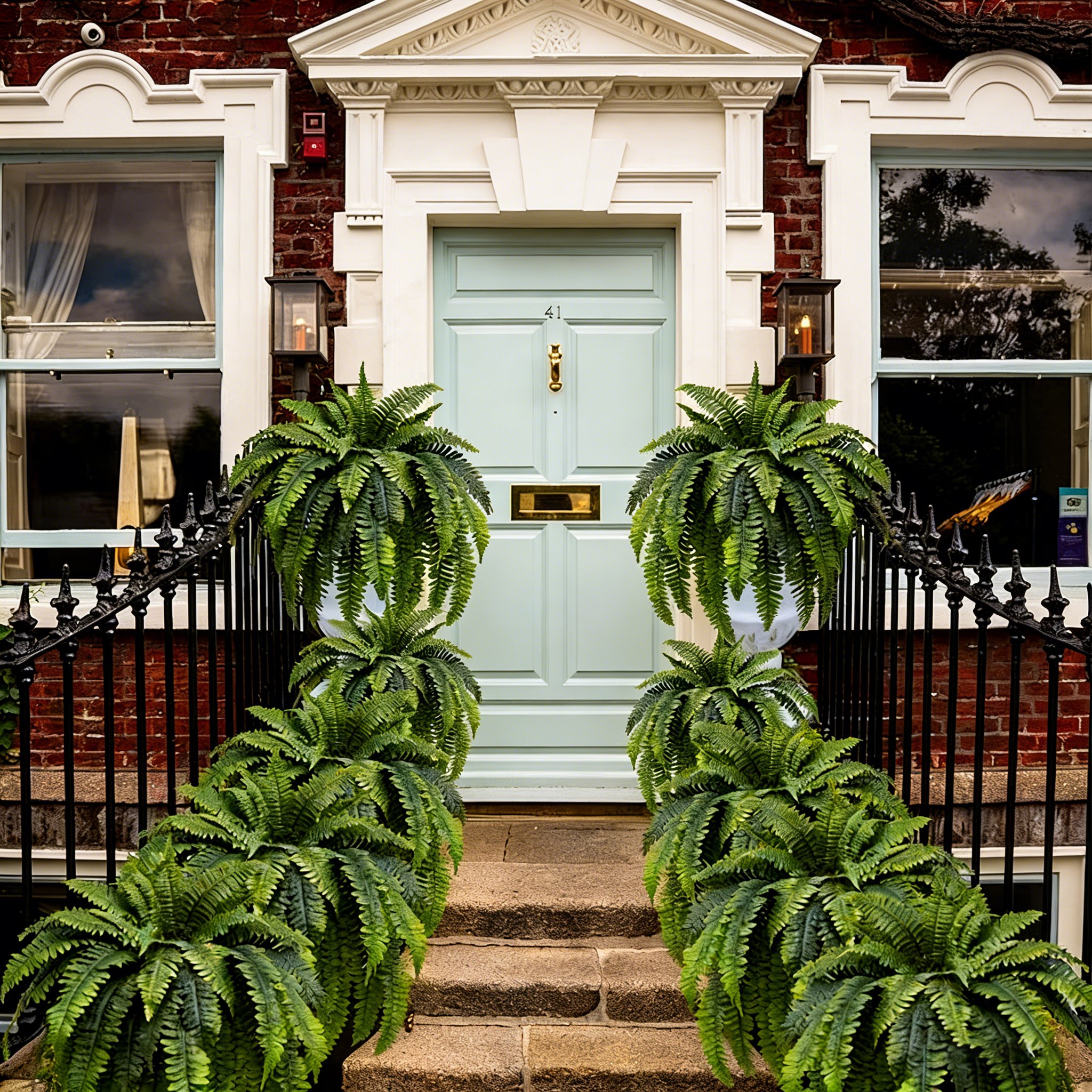 🌱 UV-Resistant Lifelike Artificial Boston Fern