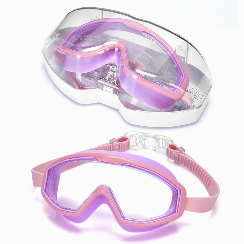 🏊‍♂️🔥Kids Swim Goggles for 3-15 UV Protection Anti-Fog High Definition Waterproof Adjustable Goggles