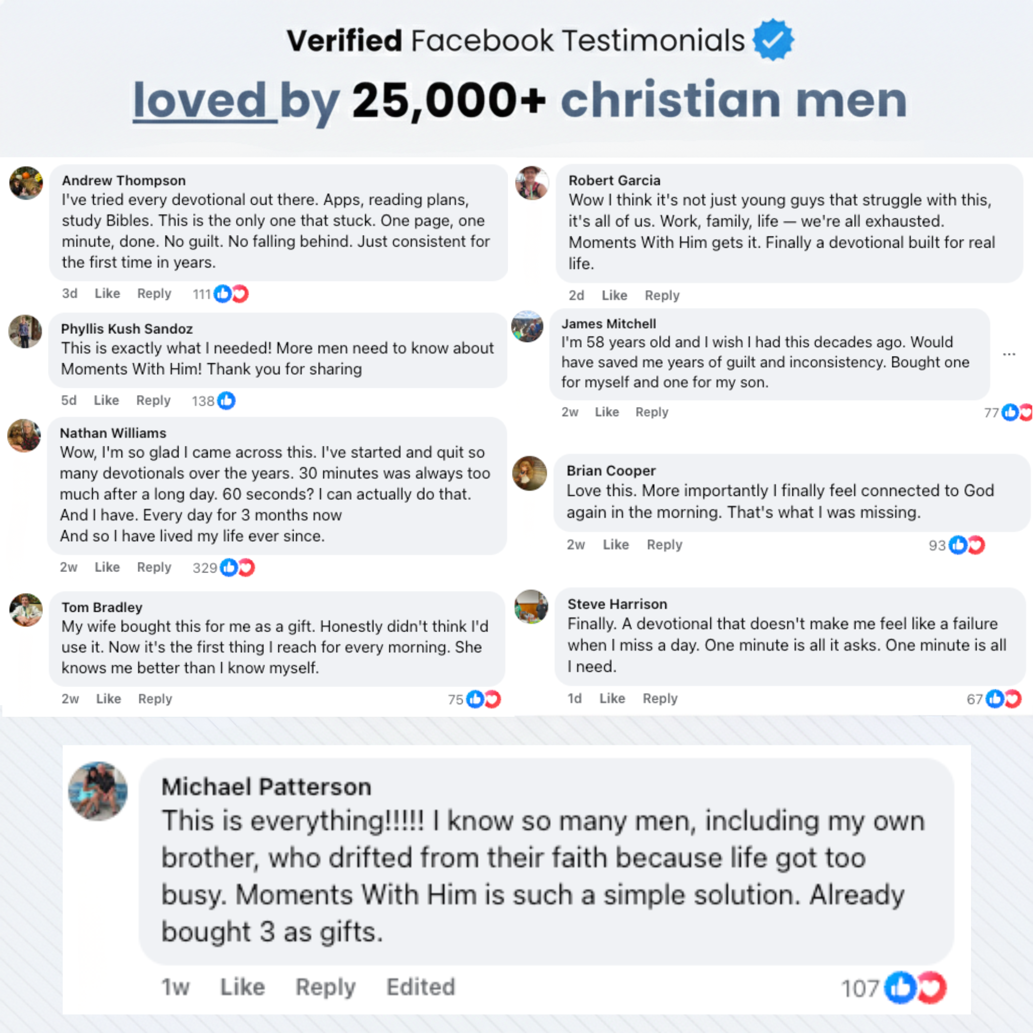 One Minute with God for Men 365 Devotions