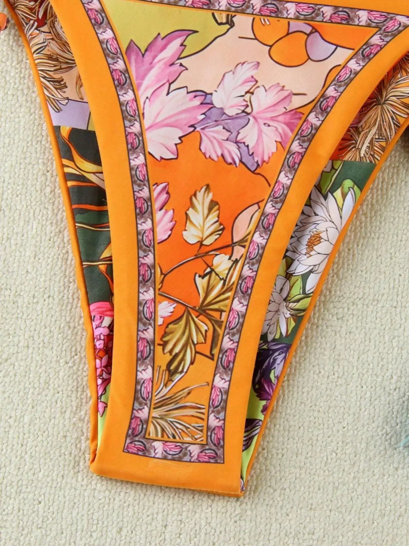 🔥Summer Hot Sale 49%OFF🌺👙 Boho Floral Bikini Set – Bold, Bright & Beach-Ready