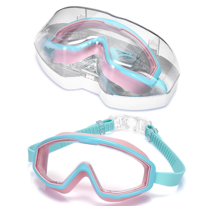 🏊‍♂️🔥Kids Swim Goggles for 3-15 UV Protection Anti-Fog High Definition Waterproof Adjustable Goggles