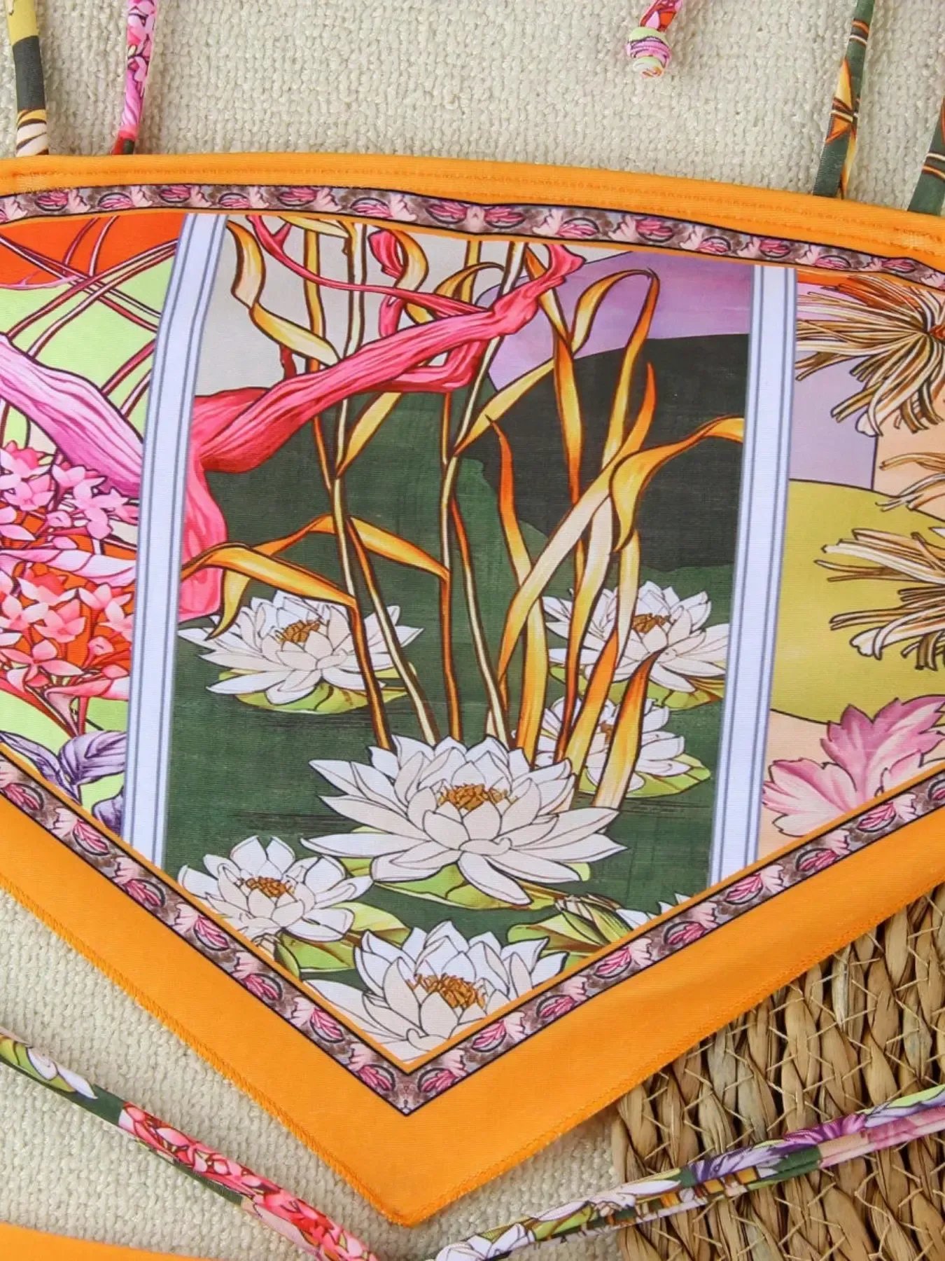 🔥Summer Hot Sale 49%OFF🌺👙 Boho Floral Bikini Set – Bold, Bright & Beach-Ready