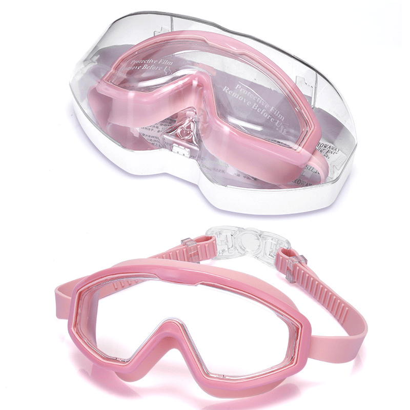 🏊‍♂️🔥Kids Swim Goggles for 3-15 UV Protection Anti-Fog High Definition Waterproof Adjustable Goggles
