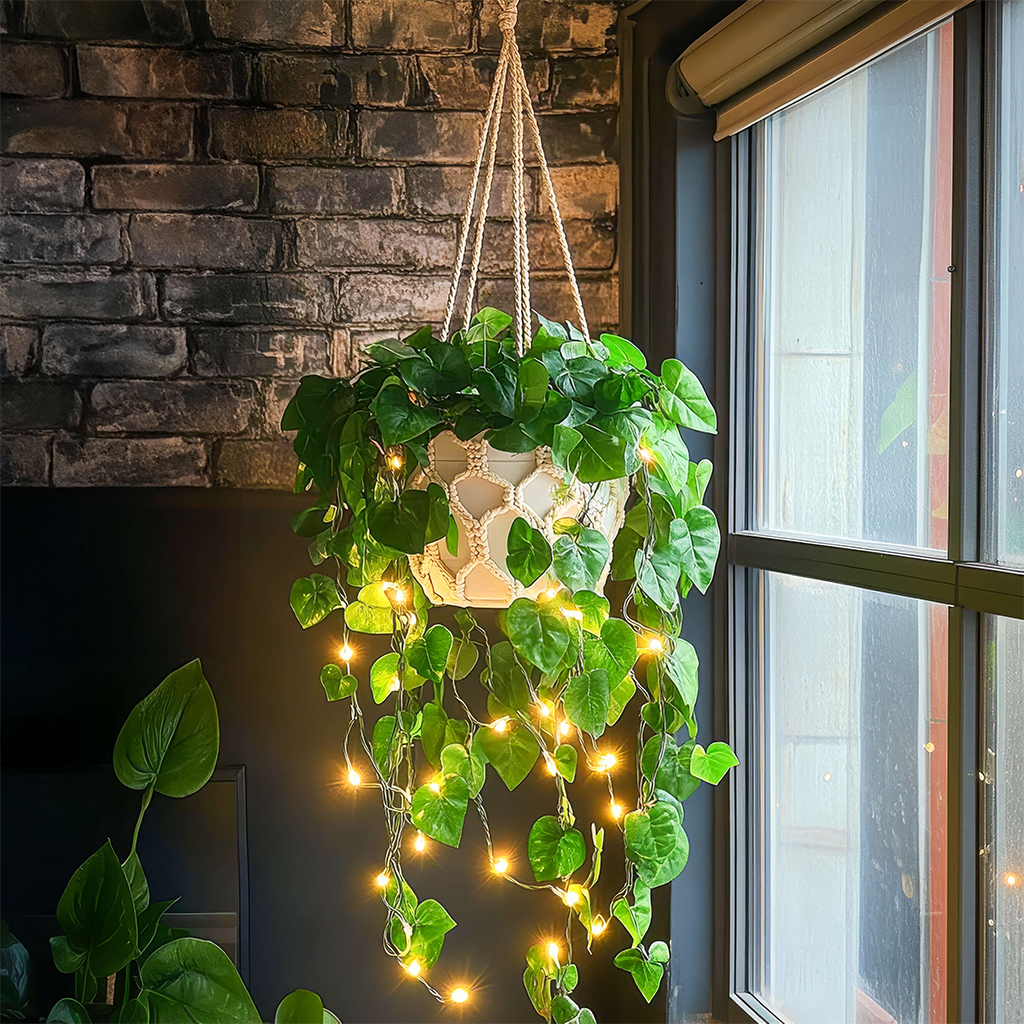 Boho Bloom Macrame Planter