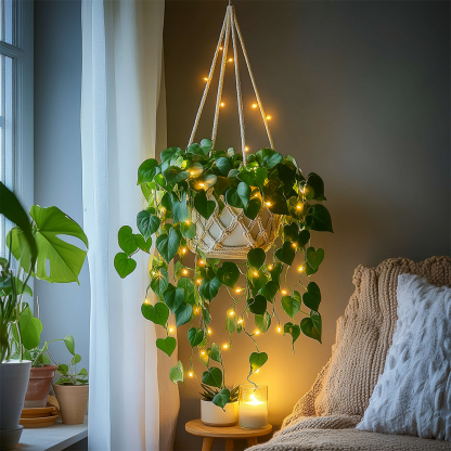 Boho Bloom Macrame Planter
