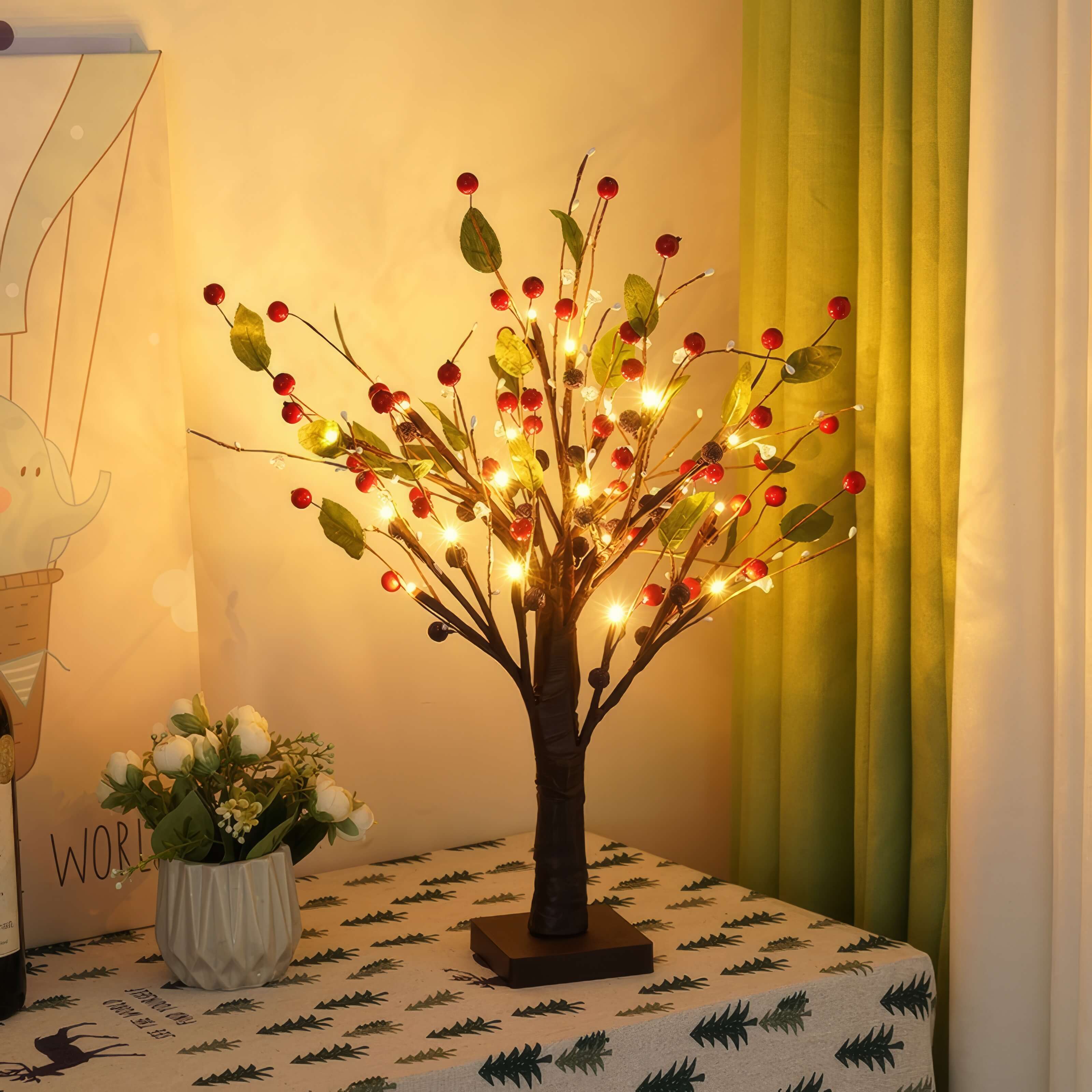 Red Berry Blossom Tree