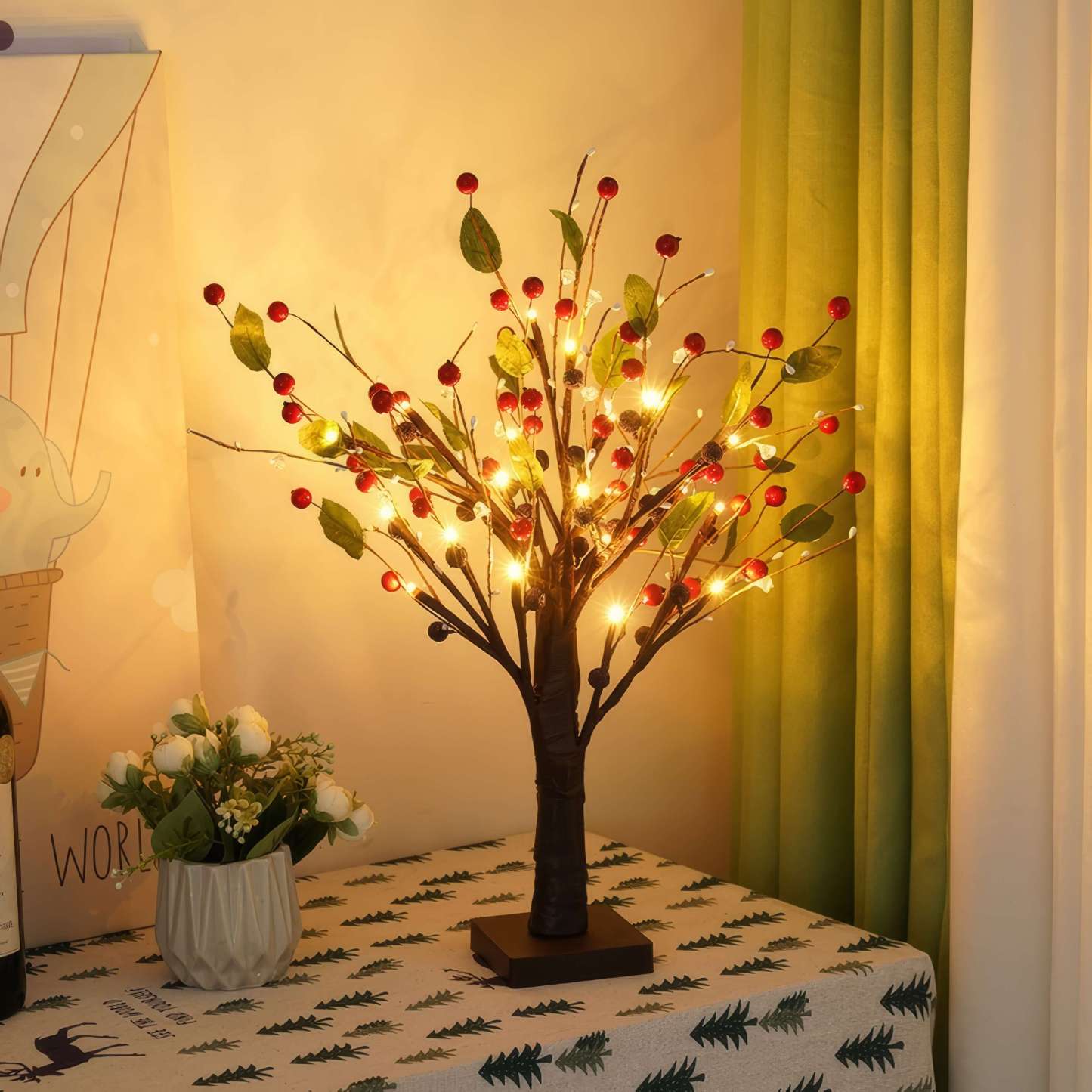 Red Berry Blossom Tree