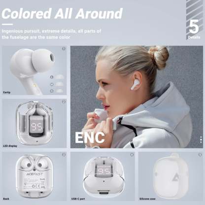 LED Digital Display Bluetooth Wireless Headphones