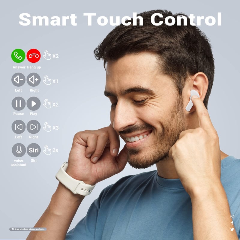 LED Digital Display Bluetooth Wireless Headphones