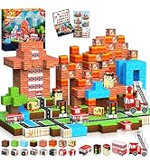 GoodyKing Magnetic Blocks|100PCS Fire Truck Magnetic Building Cube Game,Constructions Toys for Bo...