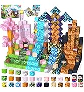 Goody King 200PCS Magnetic Building Blocks - Forest & Volcano Adventure Set, STEM Learning Toys f...