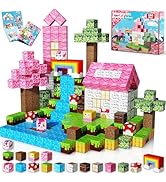 Goody King Magnetic Blocks | 100PCS Building Magnetic Pink Castle Magnetic Set,Magnetic Building ...