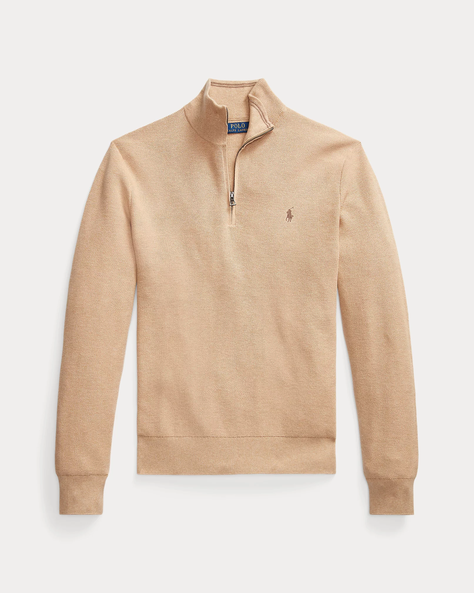 Pull demi zippé en coton