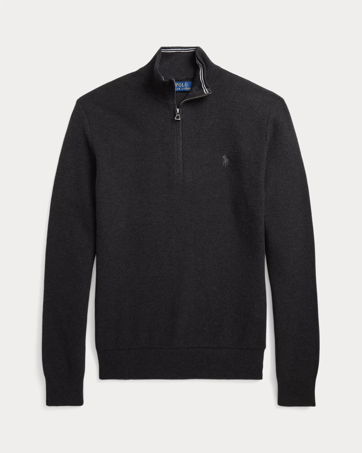 Pull demi zippé en coton