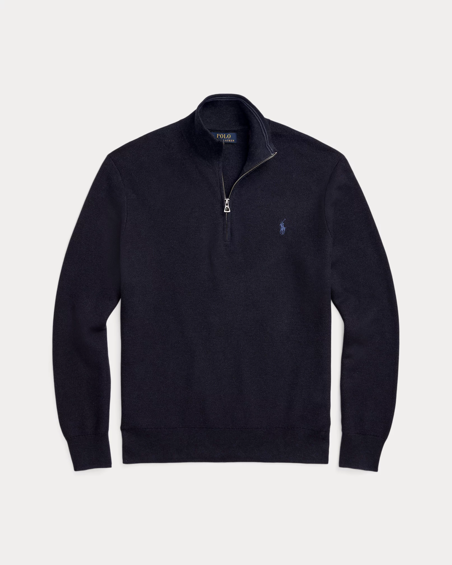 Pull demi zippé en coton