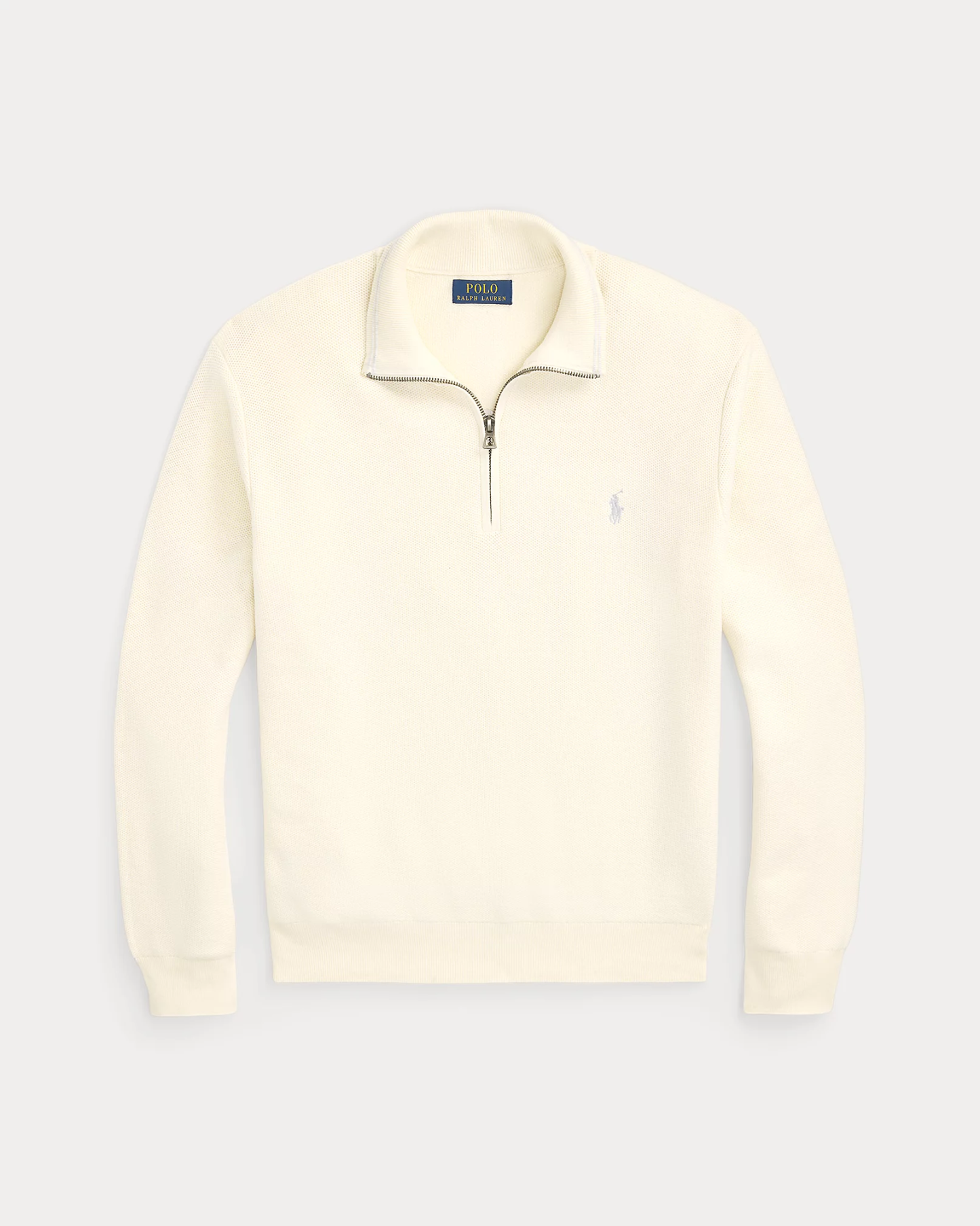 Pull demi zippé en coton