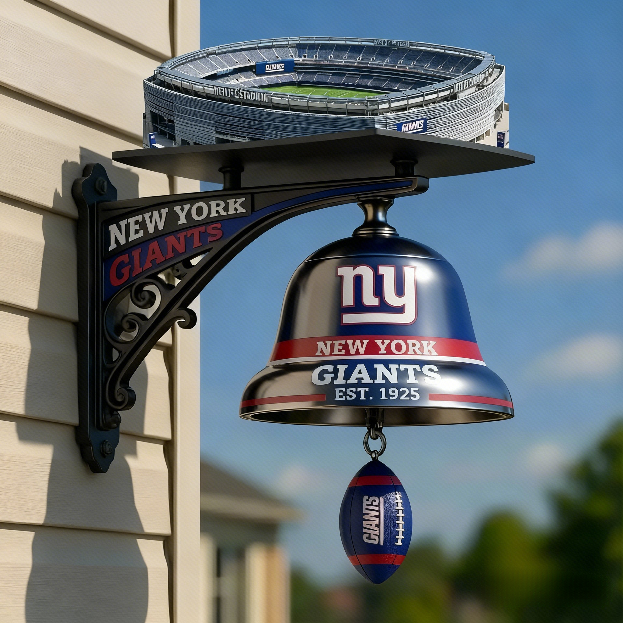 Football Team Home Stadium-Themed Retro Wall-Mounted Doorbell