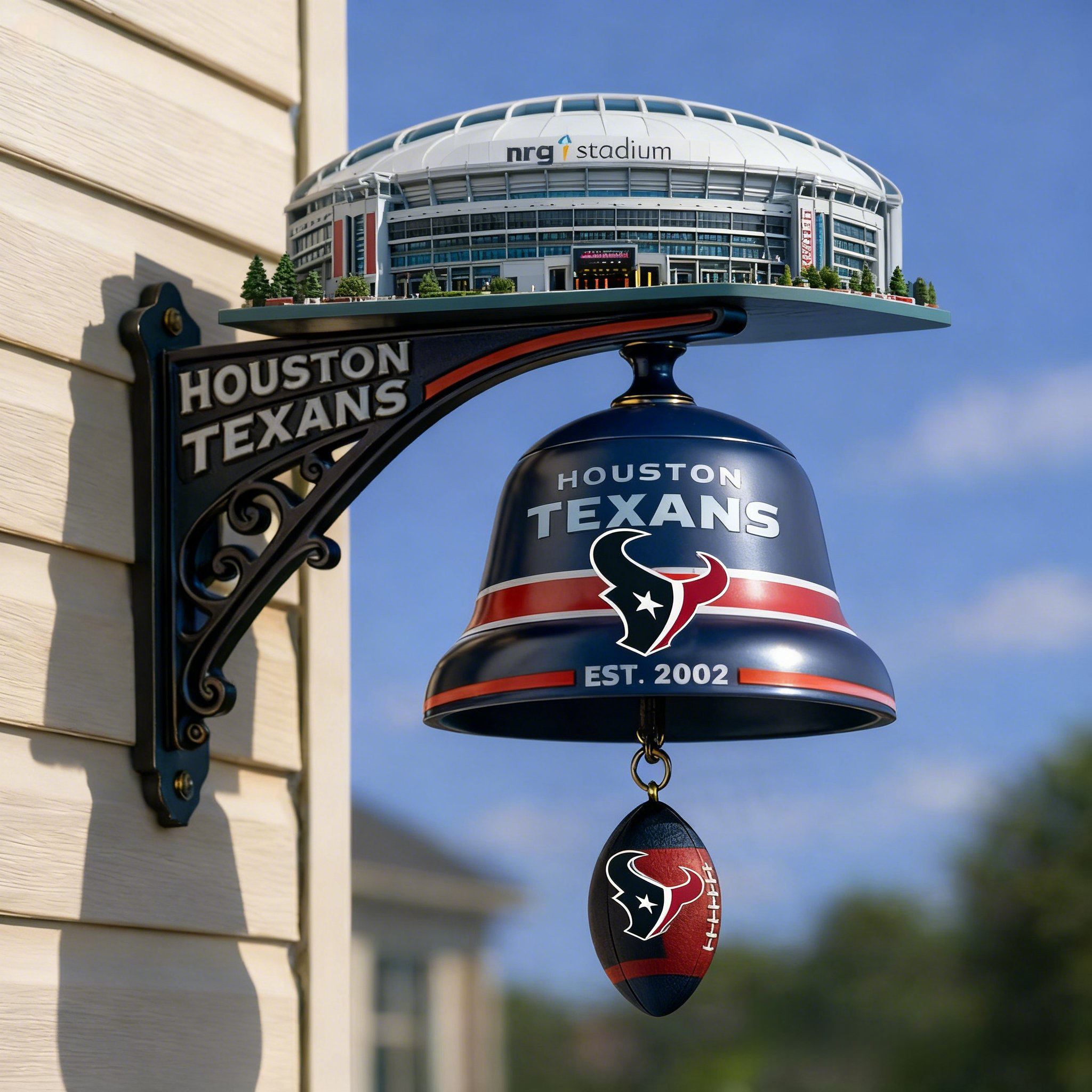 Football Team Home Stadium-Themed Retro Wall-Mounted Doorbell
