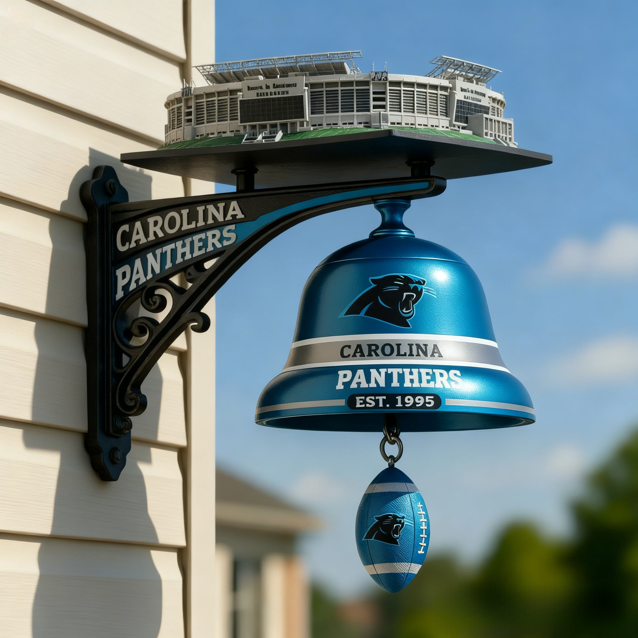 Football Team Home Stadium-Themed Retro Wall-Mounted Doorbell