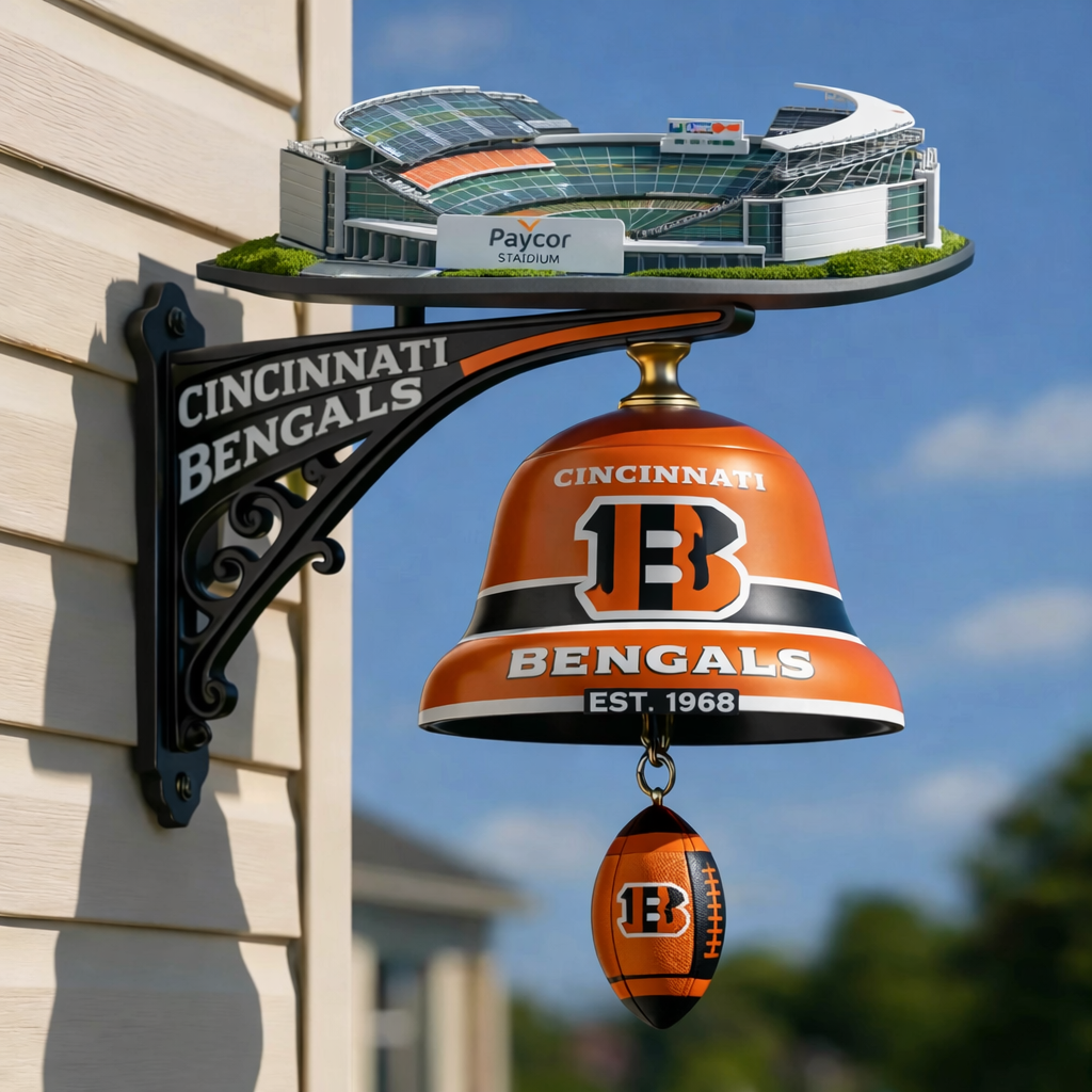 Football Team Home Stadium-Themed Retro Wall-Mounted Doorbell