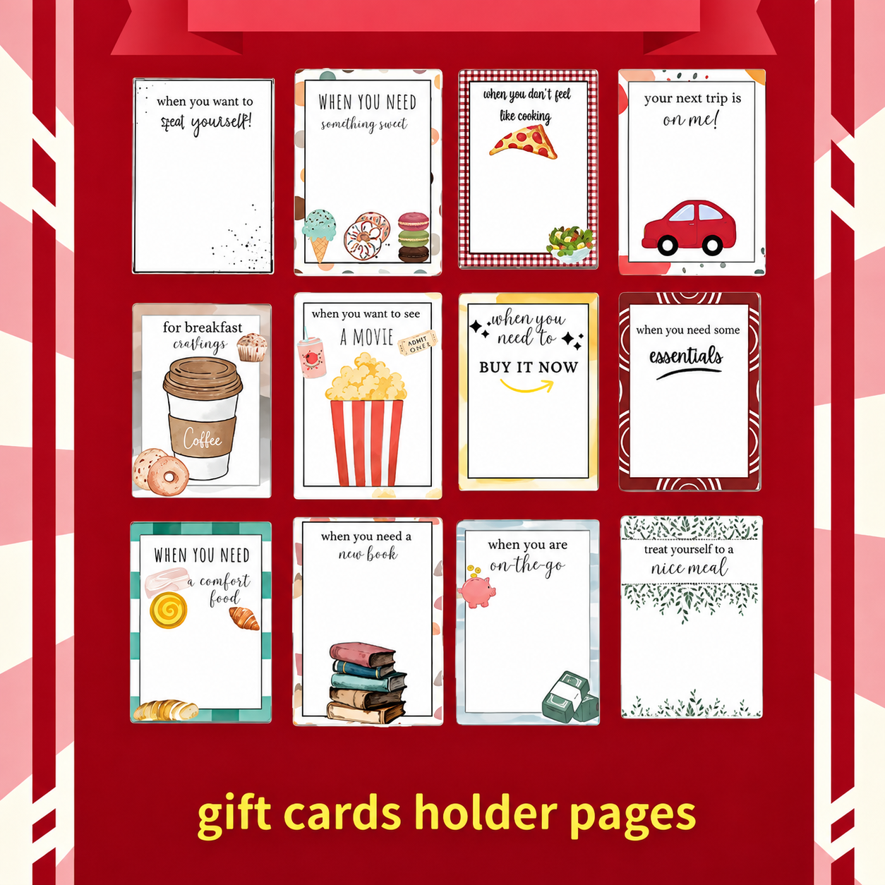 🎁Christmas Gift Card Book📕