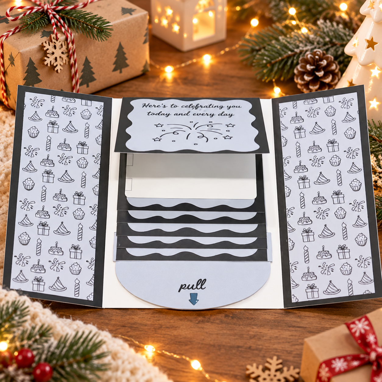 ⏰LAST DAY 50% OFF - 🎅🎁 New 2026 Waterfall Christmas Gift Card Booklet💳✨