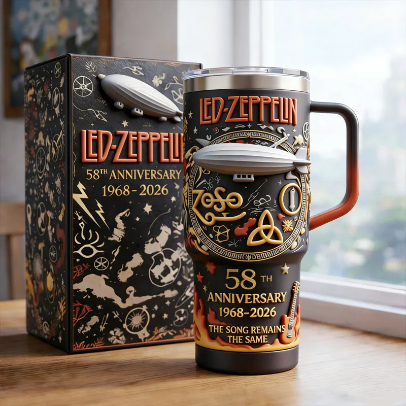 Led Zeppelin 58th Anniversary Tumbler
