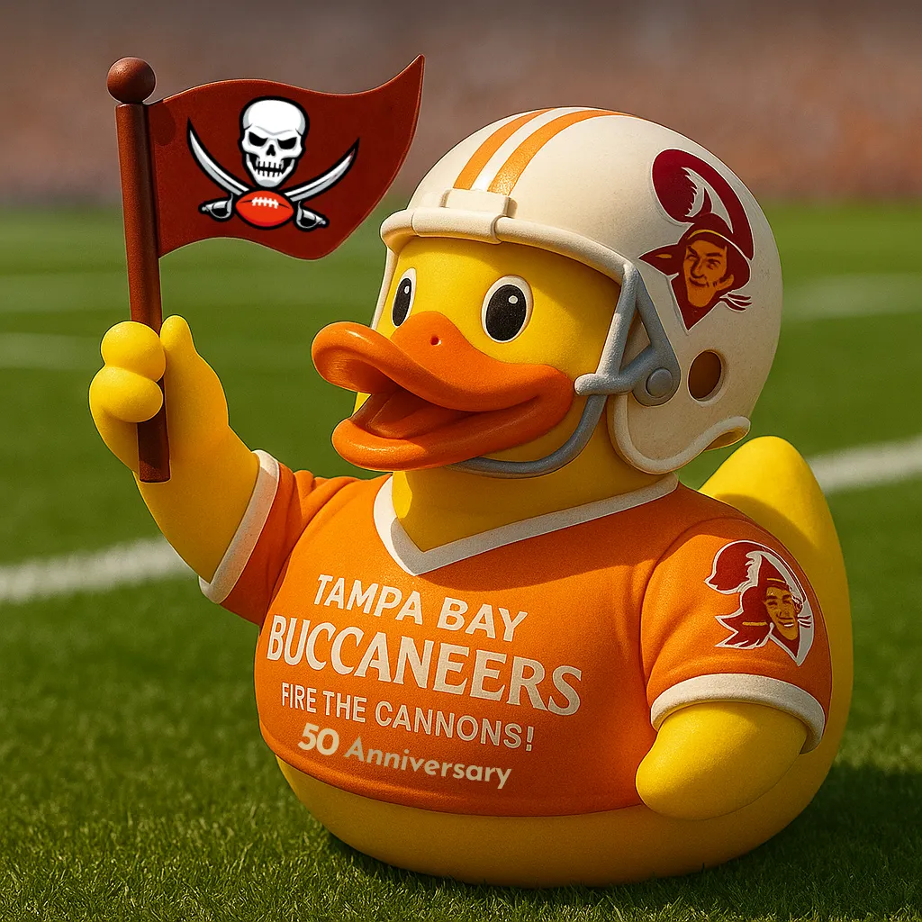 Tampa Bay Buccaneers 50TH Anniversary Duck