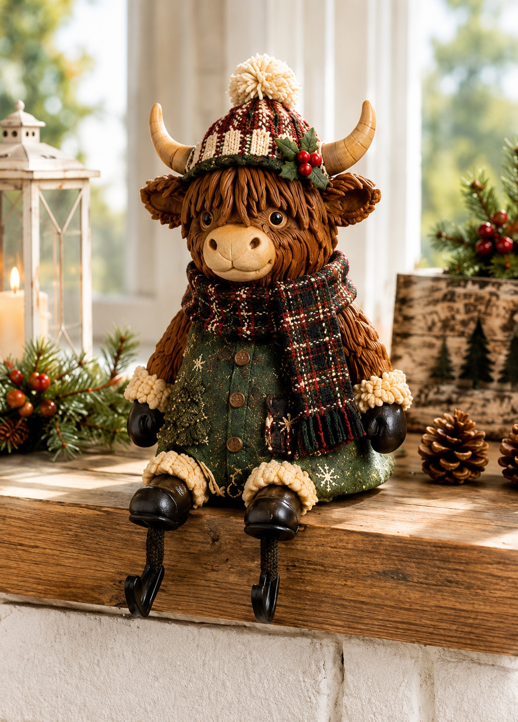 🔥 Last Day 50% OFF - 🎄 Christmas Shelf Sitter Stocking Holder (Hidden Hook) 🧦