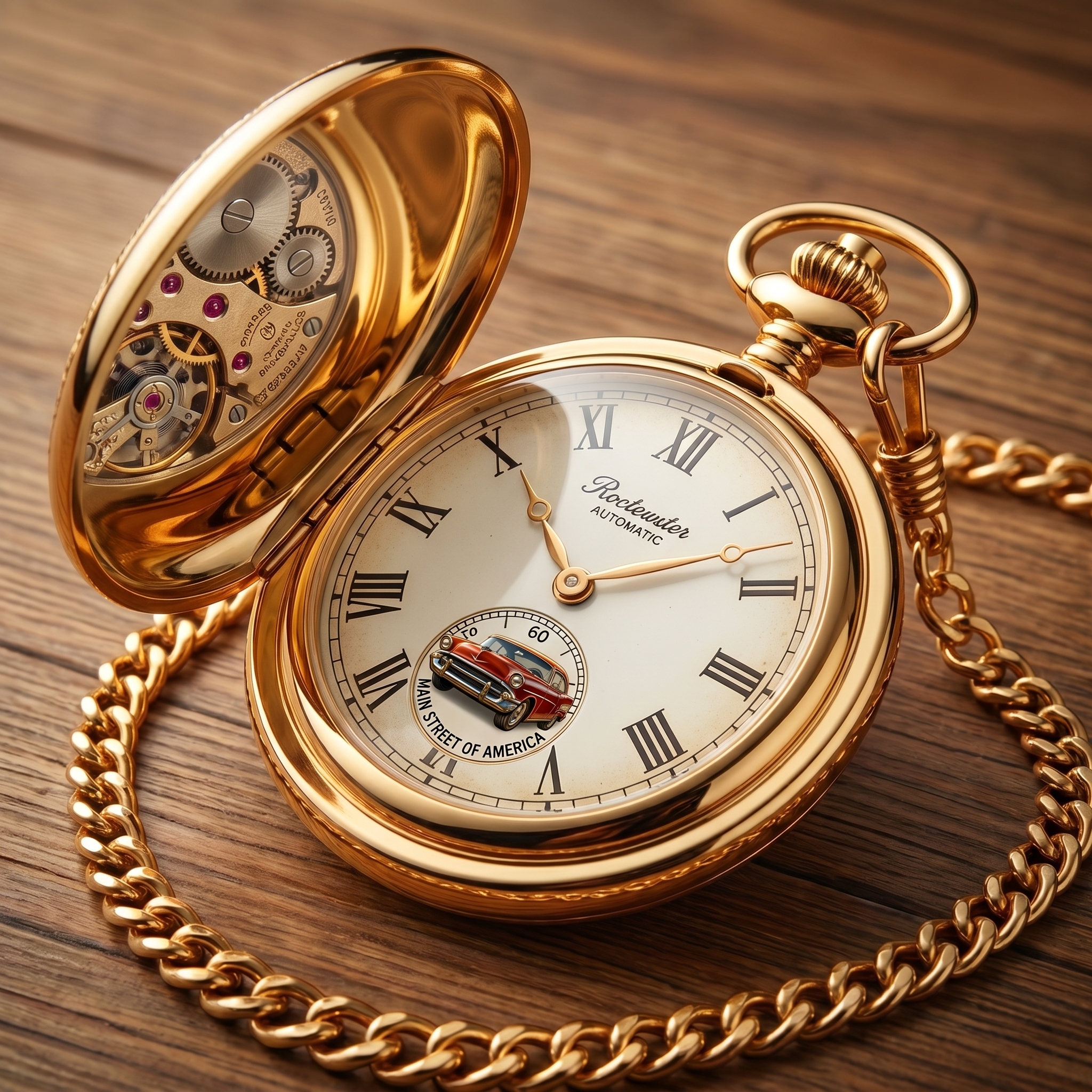ROUTE 66 100TH ANNIVERSARY COMMEMORATIVE POCKET WATCH