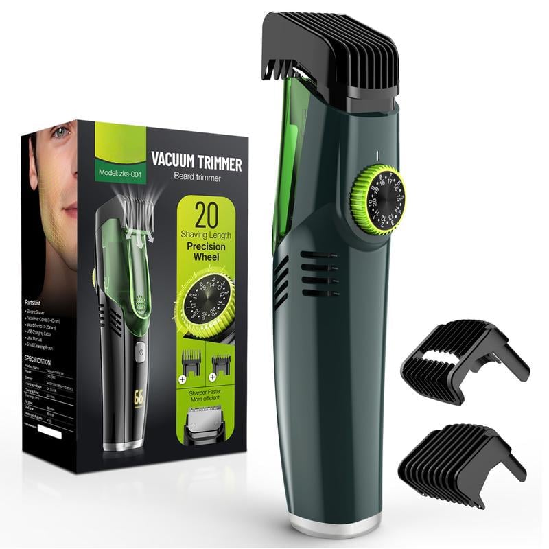 Vacuum Beard Shaver for Men