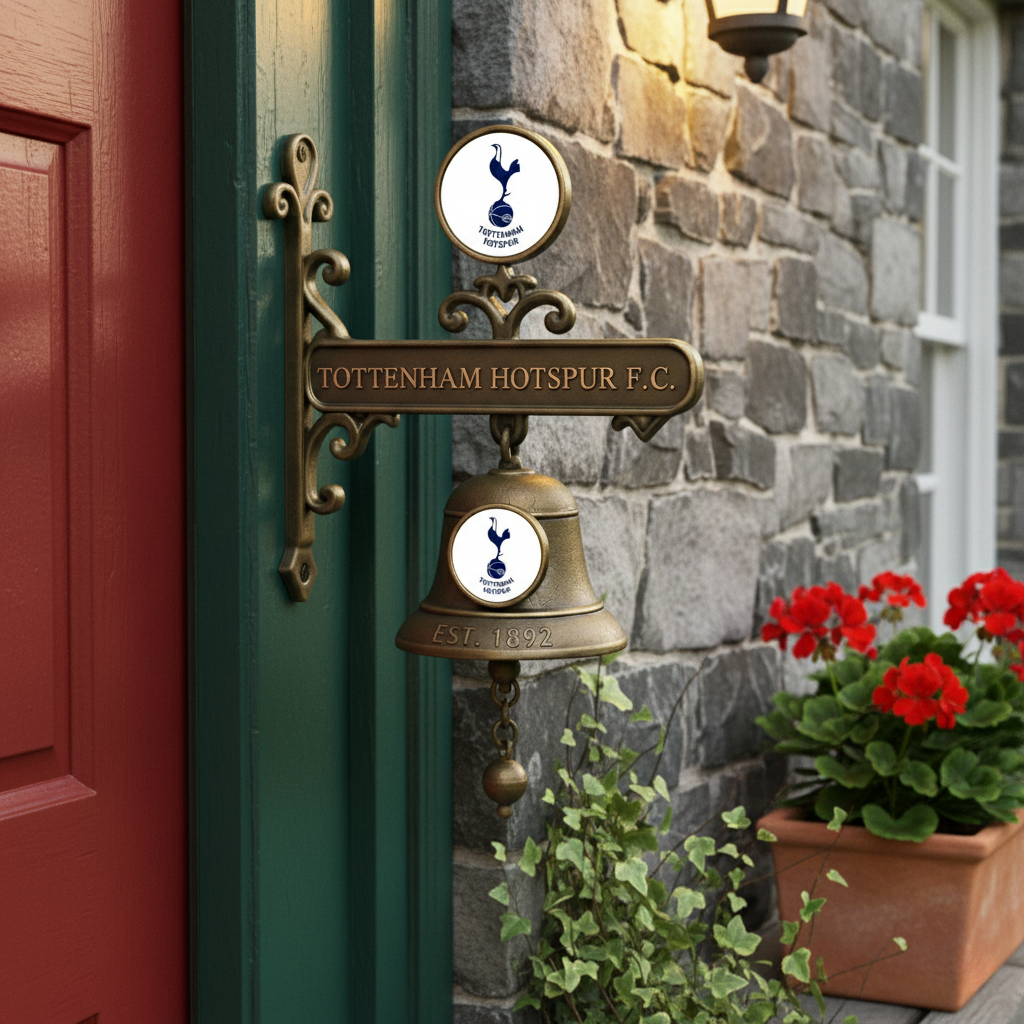⚽ Football | Football Club Vintage Wall-Mounted Metal Doorbell