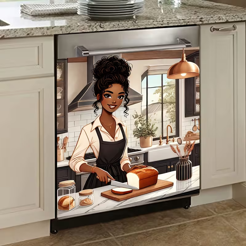 💥 LAST DAY50% OFF👻💀Reusable Halloween-Themed Magnetic Dishwasher Cover – Kitchen Decor for a Spooky Atmosphere